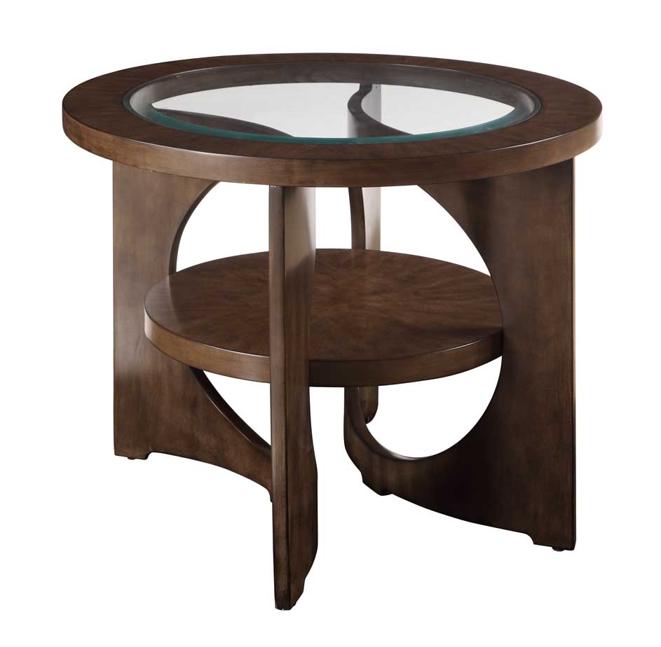 Bassett Mirror Thoroughly Modern Alford Round End Table Bullard Furniture End Tables