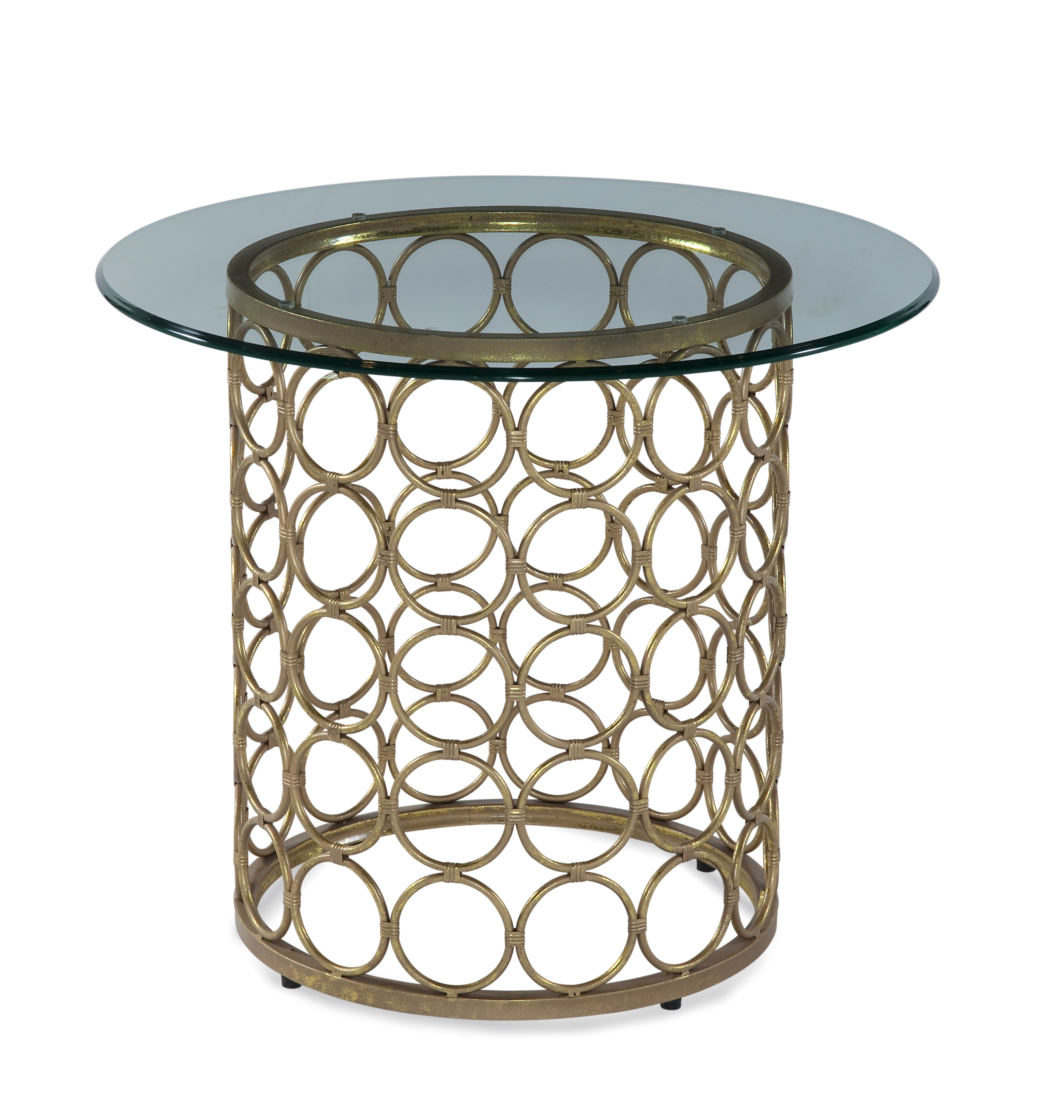 Bassett Mirror Thoroughly Modern T2789 220b T Carnaby Round End