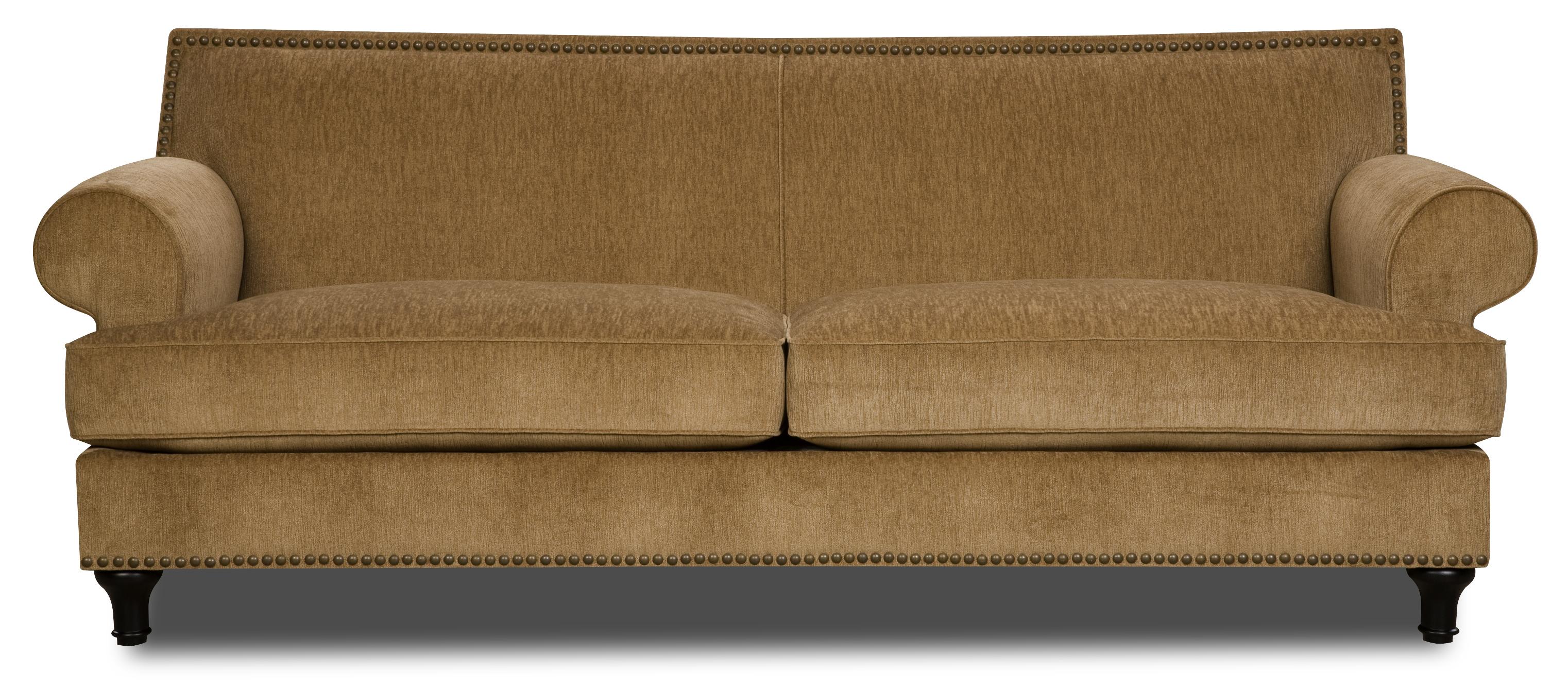 Bauhaus 129k Traditional Sofa With Tight Seat Back And Rolled Arms