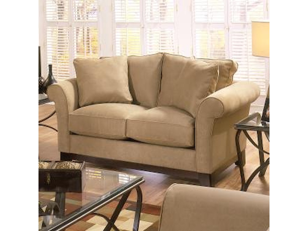 Bauhaus 3SA3ATransitional Stationary Loveseat