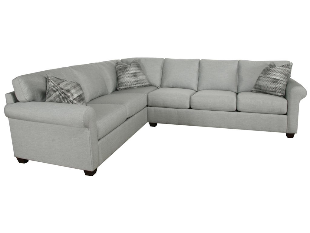 Bauhaus 810 Transitional 2 Piece Sectional Colder S Furniture And 810 Transitional 2 Piece Sectional By Bauhaus