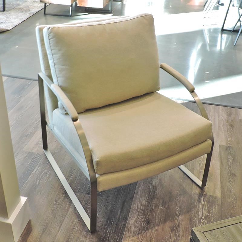 Metro Collection Accent Chairs Metal Arm Chair Belfort Furniture Upholstered Chairs