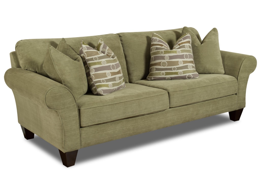 Bauhaus D02 Casual Rolled Arm Stationary Sofa With Thick Exposed D02 Casual Rolled Arm Stationary Sofa With Thick Exposed Tapered Feet By Bauhaus