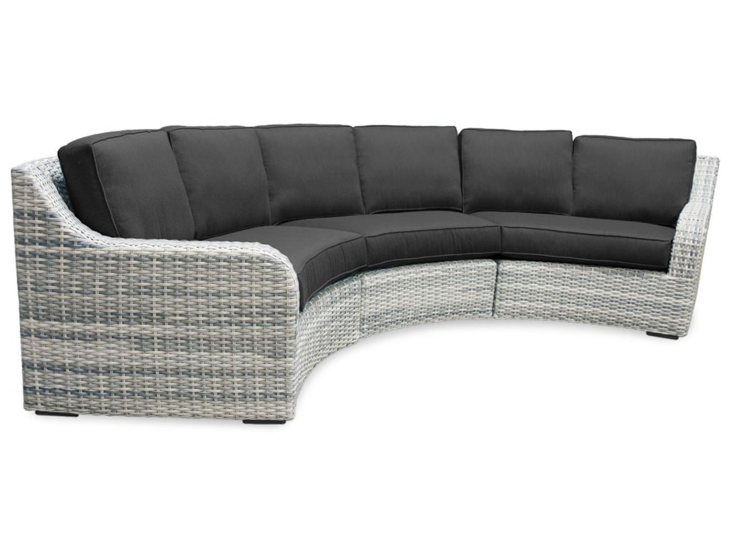 Southern Ss 3pc Outdoor Sectional Sofa W Sunbrella Fabric Southern Ss 3pc Outdoor Sectional Sofa W Sunbrella Fabric