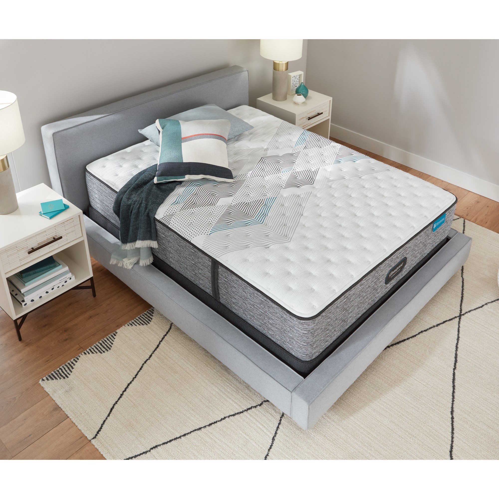 Beautyrest Carbon Extra Firm Full 13 1 2 Extra Firm Pocketed Coil Mattress Royal Furniture Mattresses