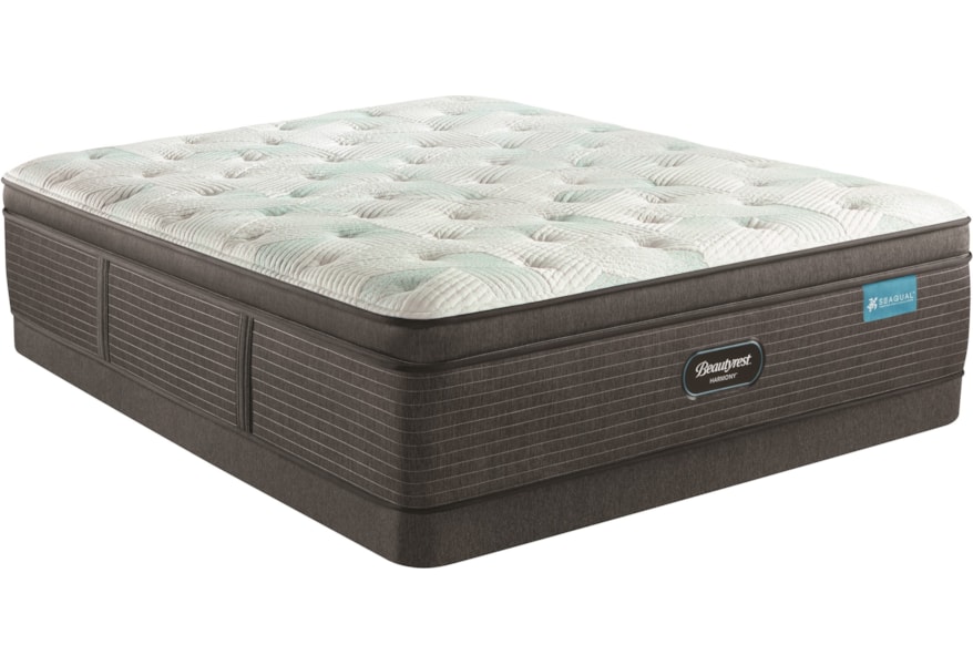 Beautyrest Emerald Bay Series Ultra Plush Pillow Top Cal King 17 Ultra Plush Pillow Top Mattress And 5 Low Profile Foundation Houston S Yuma Furniture Mattress And Box Spring Sets King Size Pillow Top Bed Set