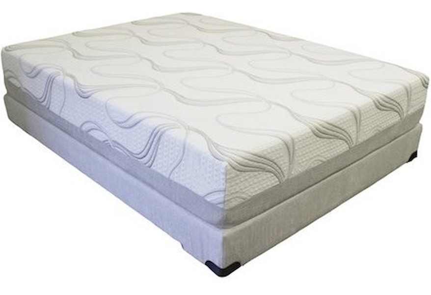 Bedtech Gel Lux 10 Lux 1050 Q Qnfn Gel Lux Queen 10 Gel Memory Foam Mattress And Gel Lux Pc Foundation Pilgrim Furniture City Mattress And Box Spring Sets