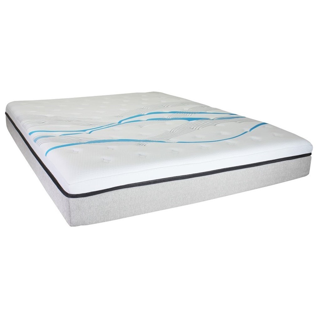 Twin Extra Long 10" Hybrid Mattress and Gel Lux/PC Foundation