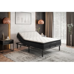 Bedtech Malibu 12 Hybrid Pt Sp1250 Btx4qn Queen 12 Hybrid Pillow Top Bonnell Innerspring Mattress And Adjustable Base Pilgrim Furniture City Mattress And Box Spring Sets