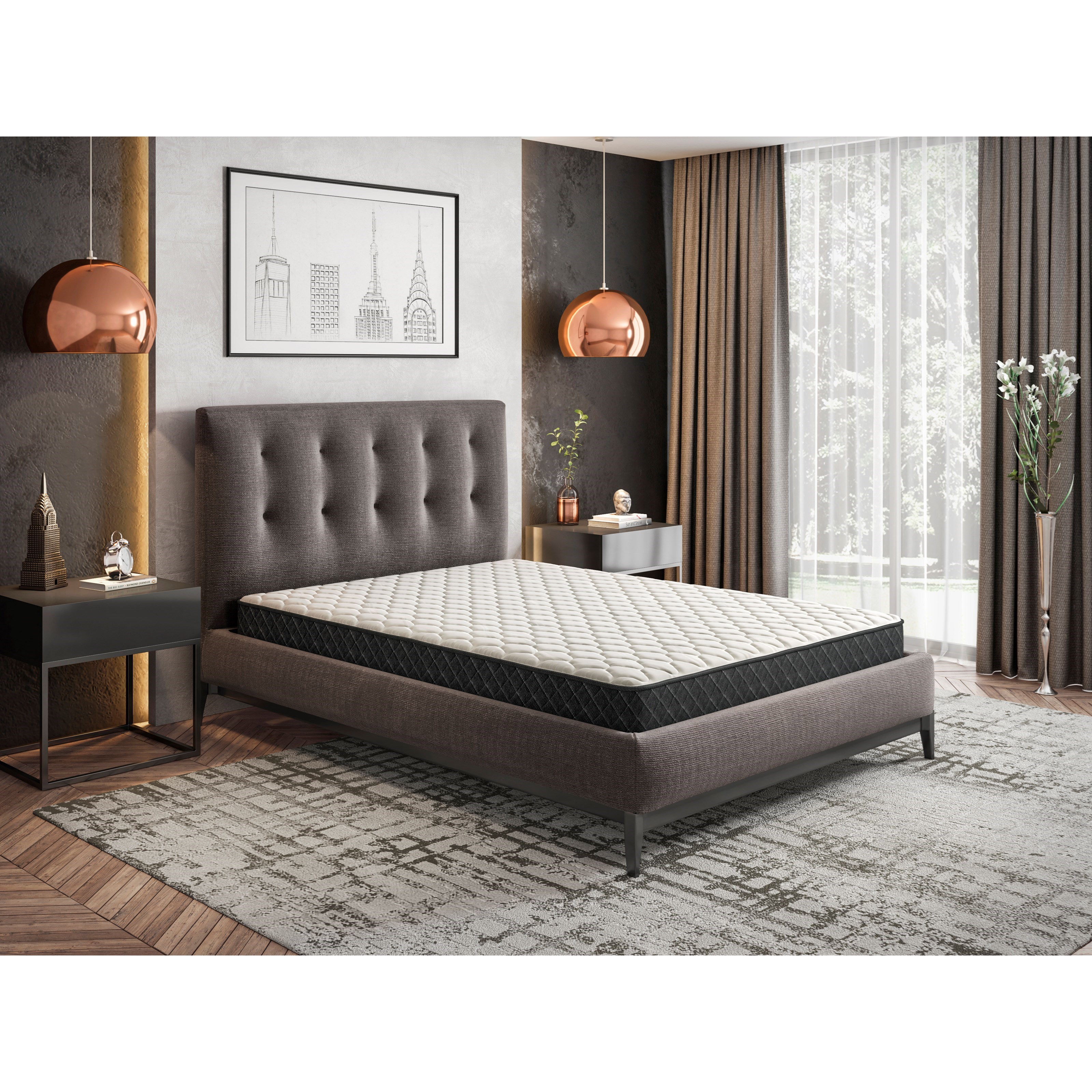 Malibu 8 Twin Extra Long 8 Innerspring Mattress And Gel Lux