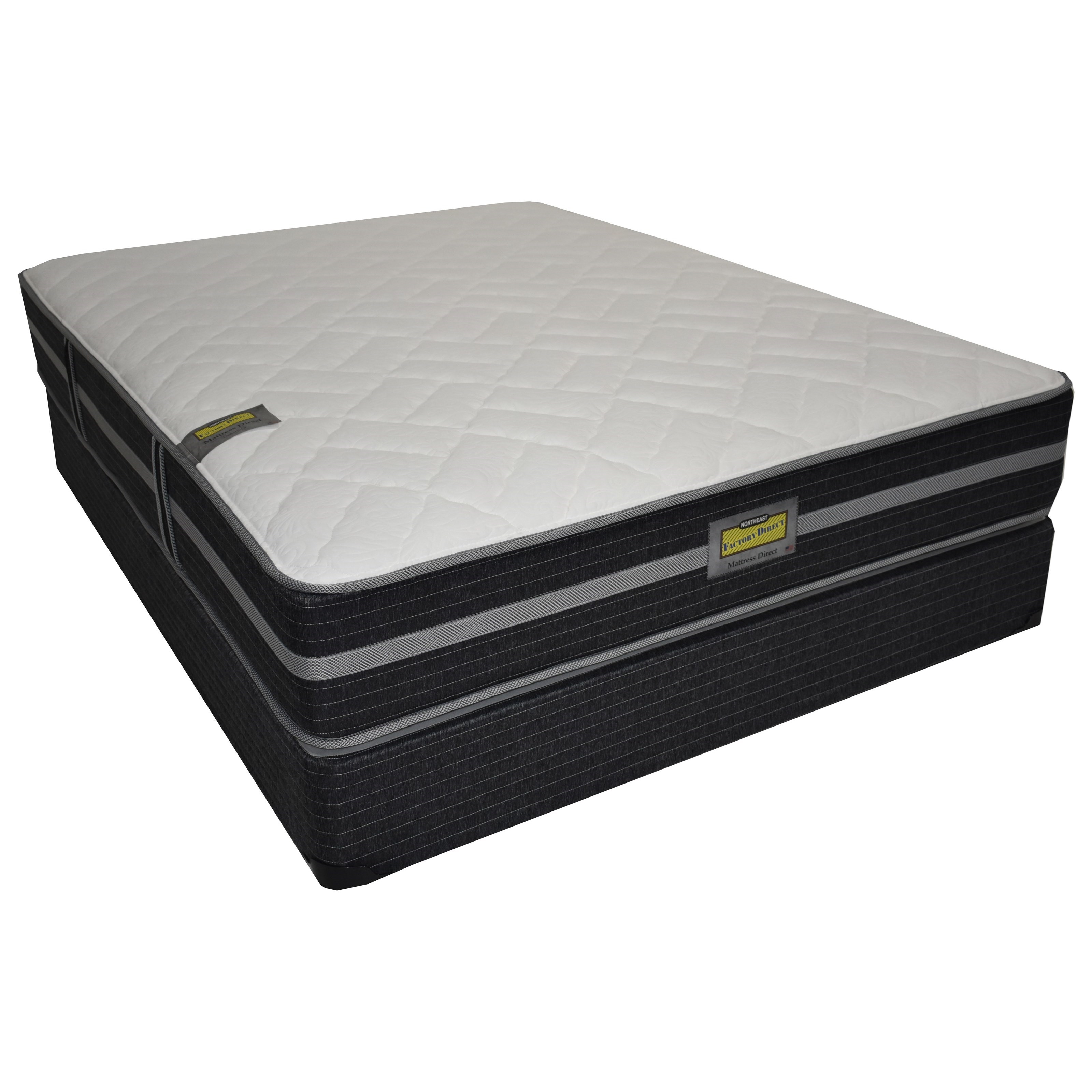 Mattress Direct Oakmont Firm Dsfm T Fndtn T Twin Two Sided Firm