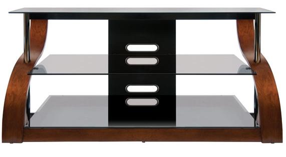 Bell O Tv Stands Cw343 52 Curved Wood Tv Stand Corner Furniture Tv Stands