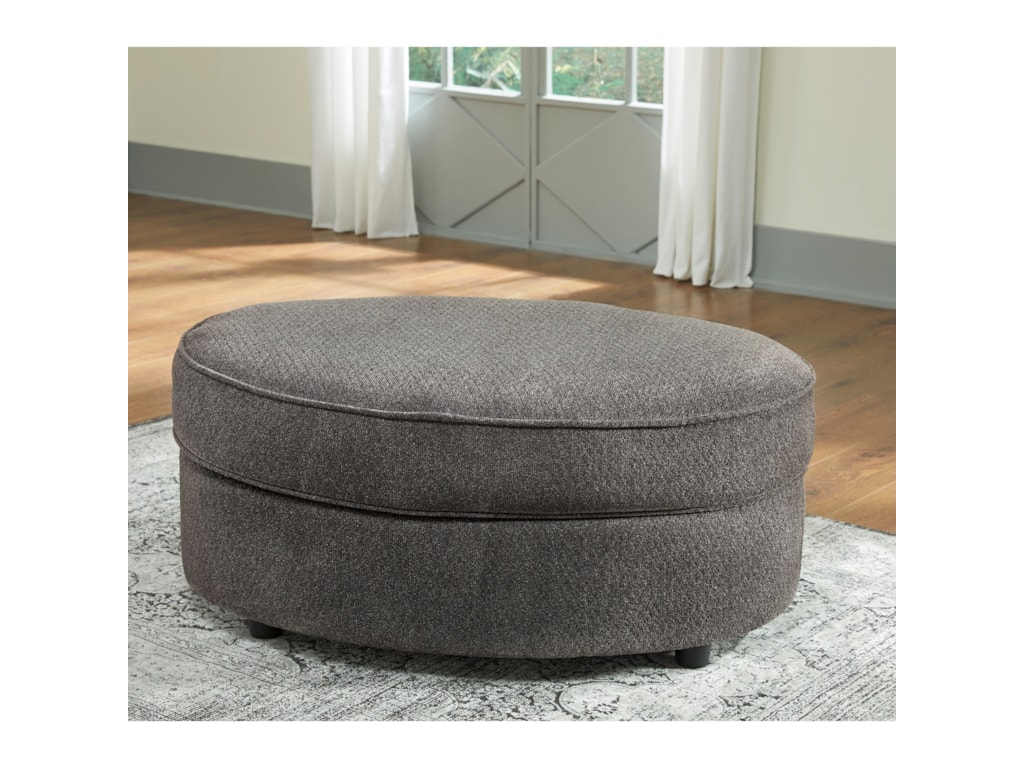 benchcraft by ashley allouette chair and a half oval ottoman in