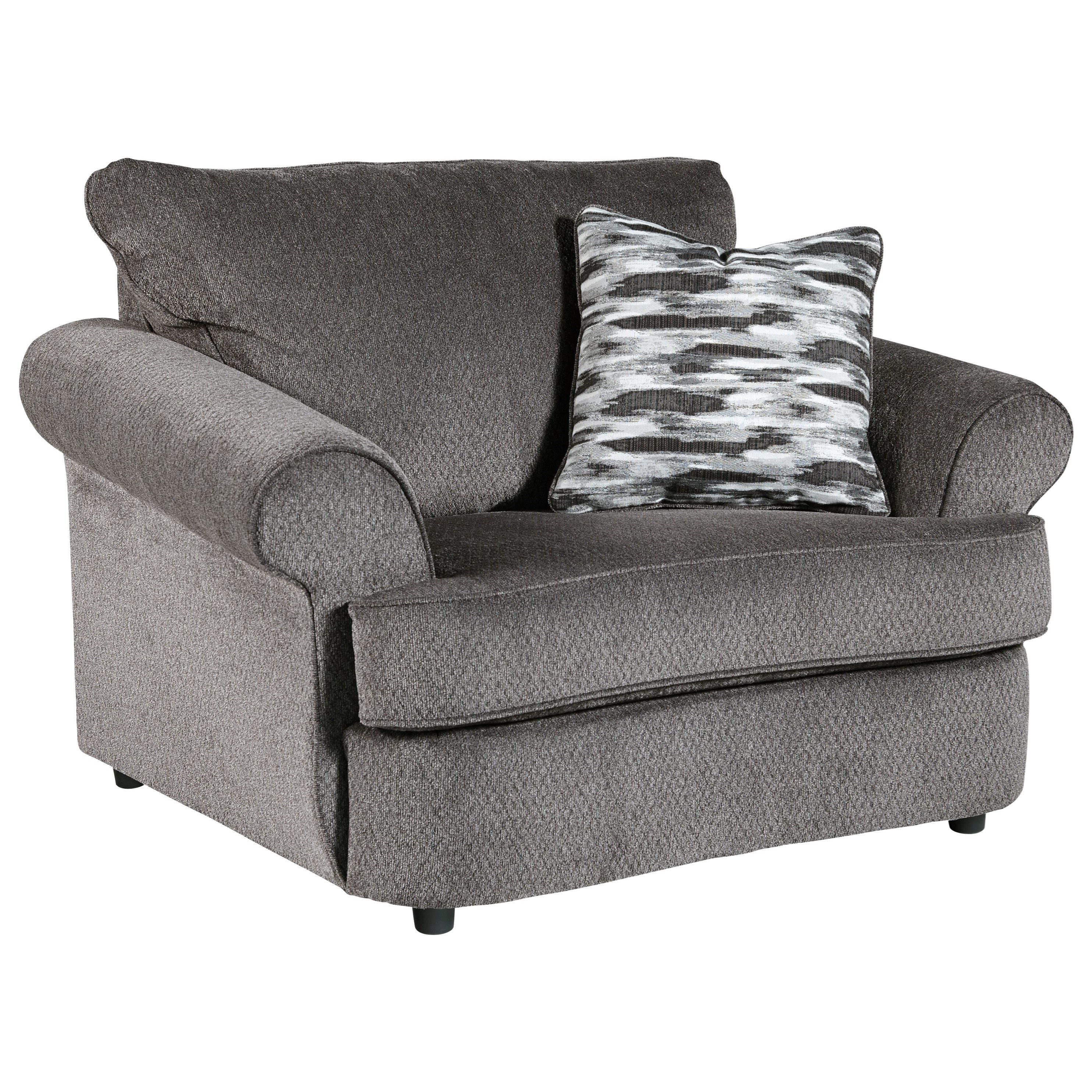 ashley chair and a half with ottoman