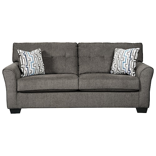 Benchcraft Alsen Contemporary Sofa With Tufted Back Furniture