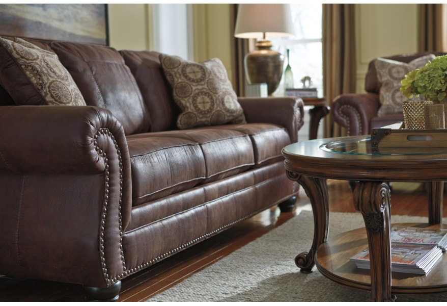 Breville Faux Leather Queen Sofa Sleeper With Rolled Arms And Nailhead Trim By Benchcraft By Ashley At Coconis Furniture Mattress 1st Breville Faux Leather Queen Sofa Sleeper With Rolled Arms And Nailhead Trim By Benchcraft By Ashley At Coconis Furniture Mattress 1st
