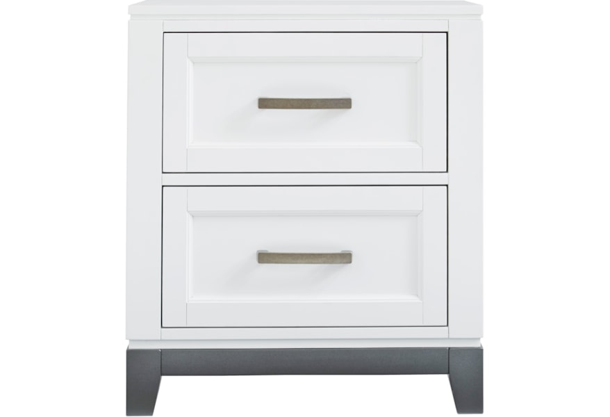 Benchcraft Brynburg B488 92 Contemporary Two Drawer Nightstand Zak S Warehouse Clearance Center Nightstands