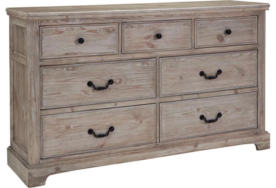 Benchcraft Charmyn Relaxed Vintage 7 Drawer Dresser Fisher Home