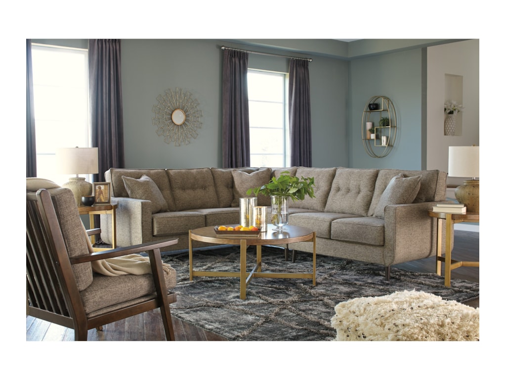 benchcraft dahra stationary living room group crowley furniture