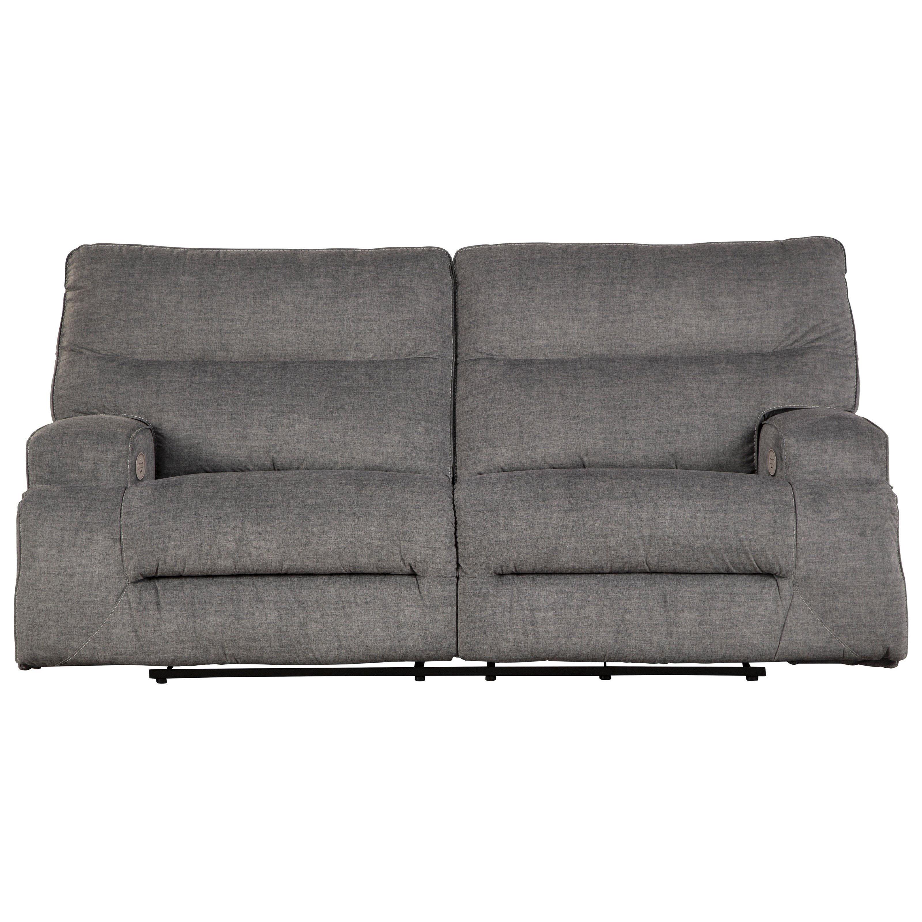 Benchcraft Coombs Contemporary 2 Seat Reclining Power Sofa With Usb Charging Houston S Yuma Furniture Reclining Sofas