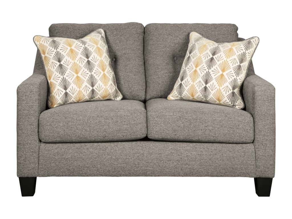 Benchcraft By Ashley Daylon Contemporary Loveseat With Tufted Back Royal Furniture Love Seats