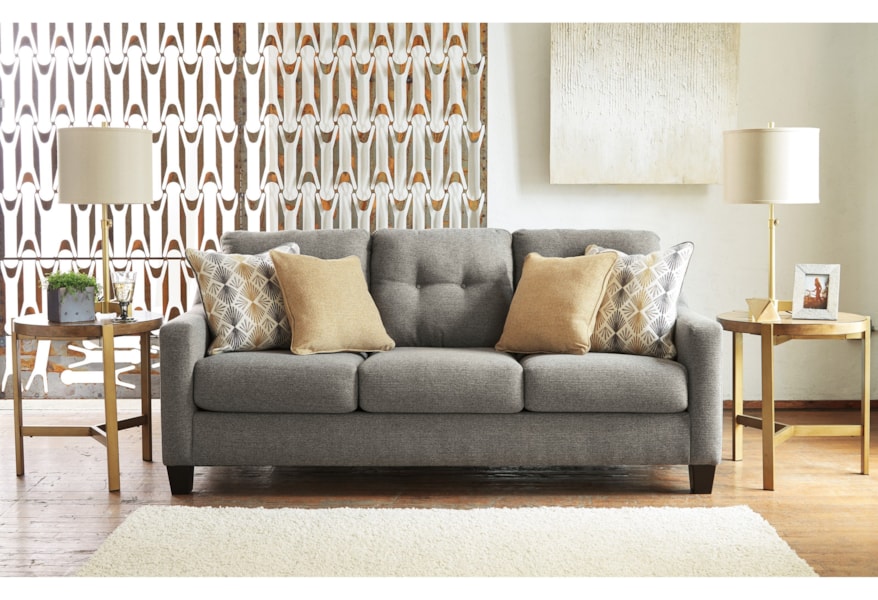 Benchcraft Daylon Contemporary Sofa With Tufted Back Houston S