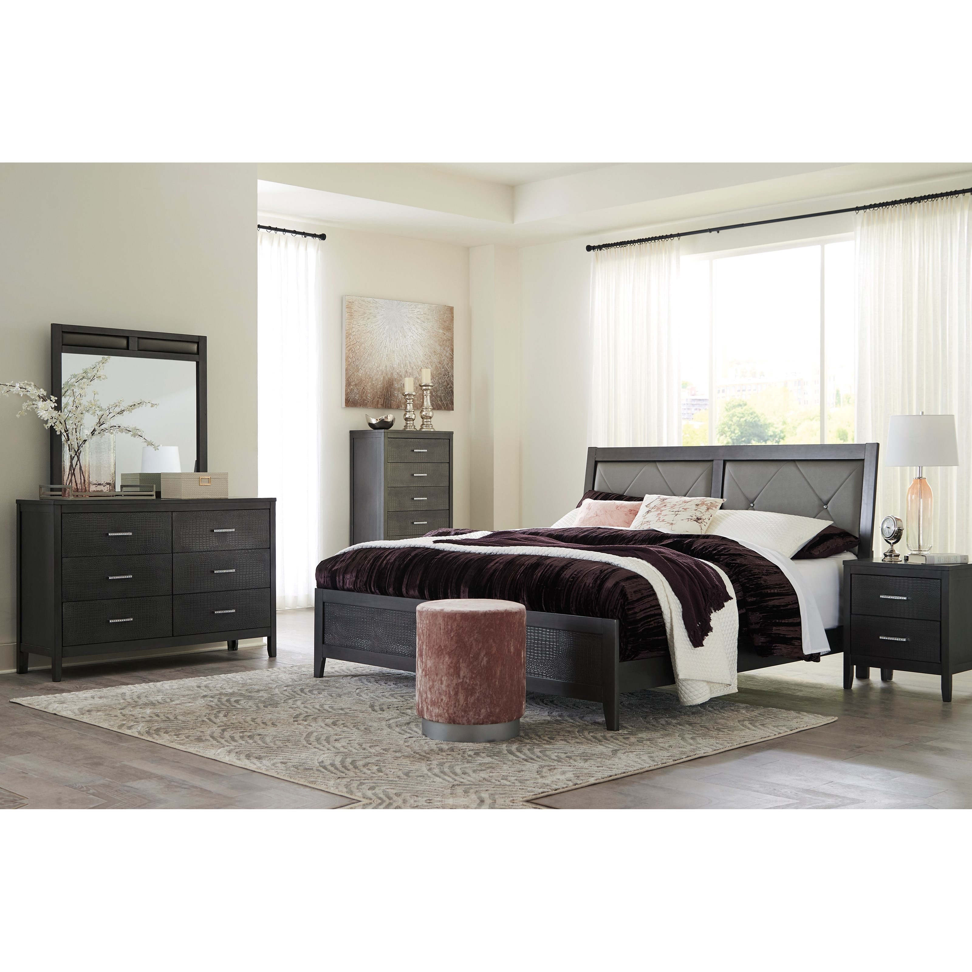 Benchcraft Delmar King Bedroom Group Zak S Warehouse