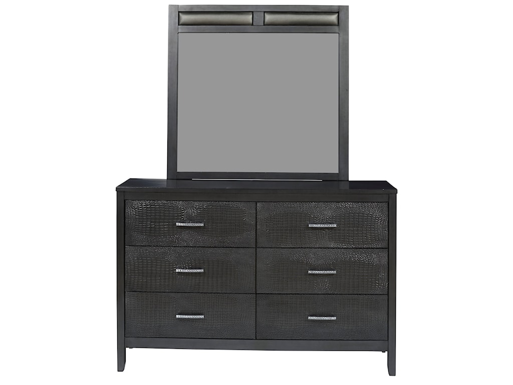 Ashley Furniture Benchcraft Delmar Contemporary Dresser And Mirror