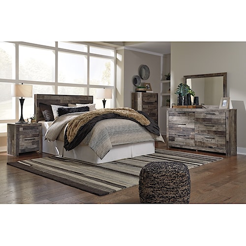 benchcraft derekson twin bedroom group | aladdin home store