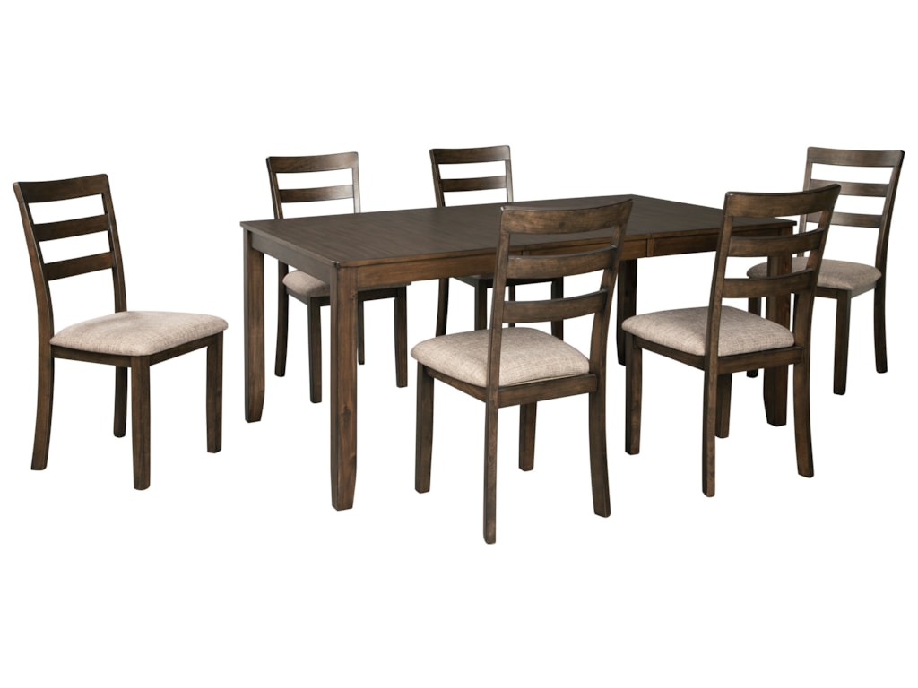 Drewing 7 Piece Dining Table And Chair Set By Benchcraft At Lindy S Furniture Company