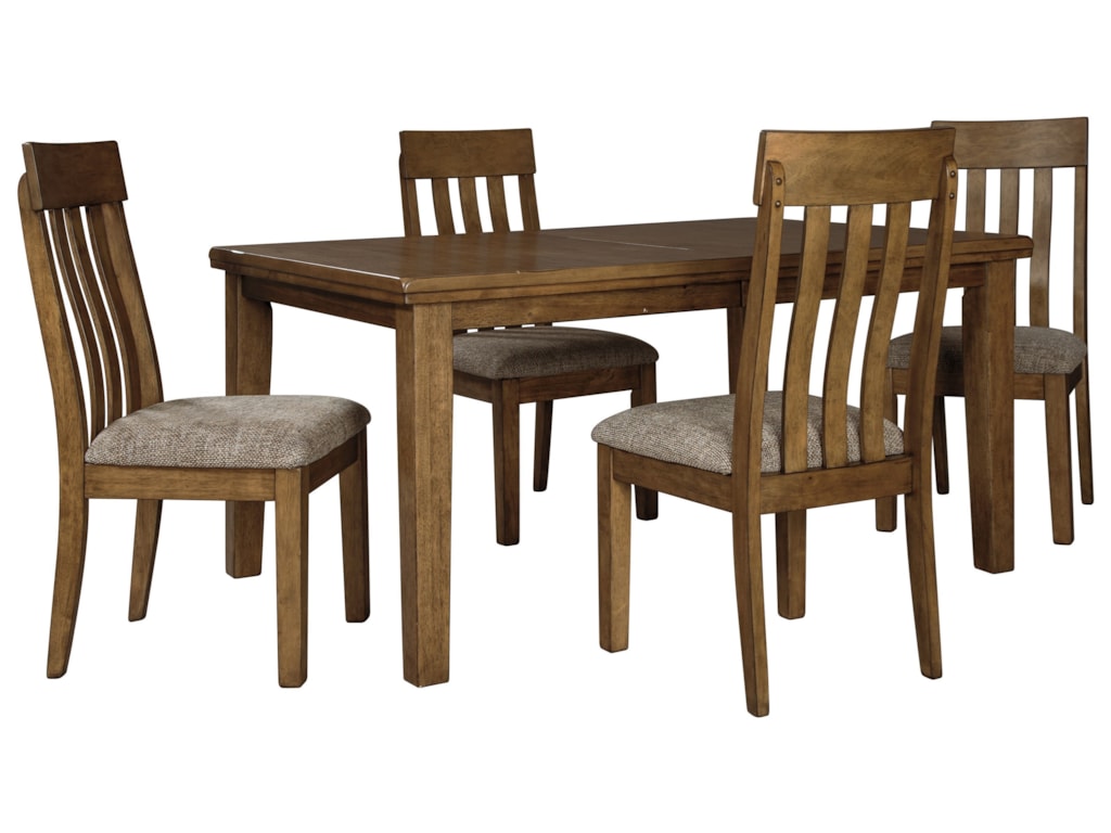 Flaybern 5 Piece Rectangular Table And Chair Set By Benchcraft At Sam Levitz Furniture
