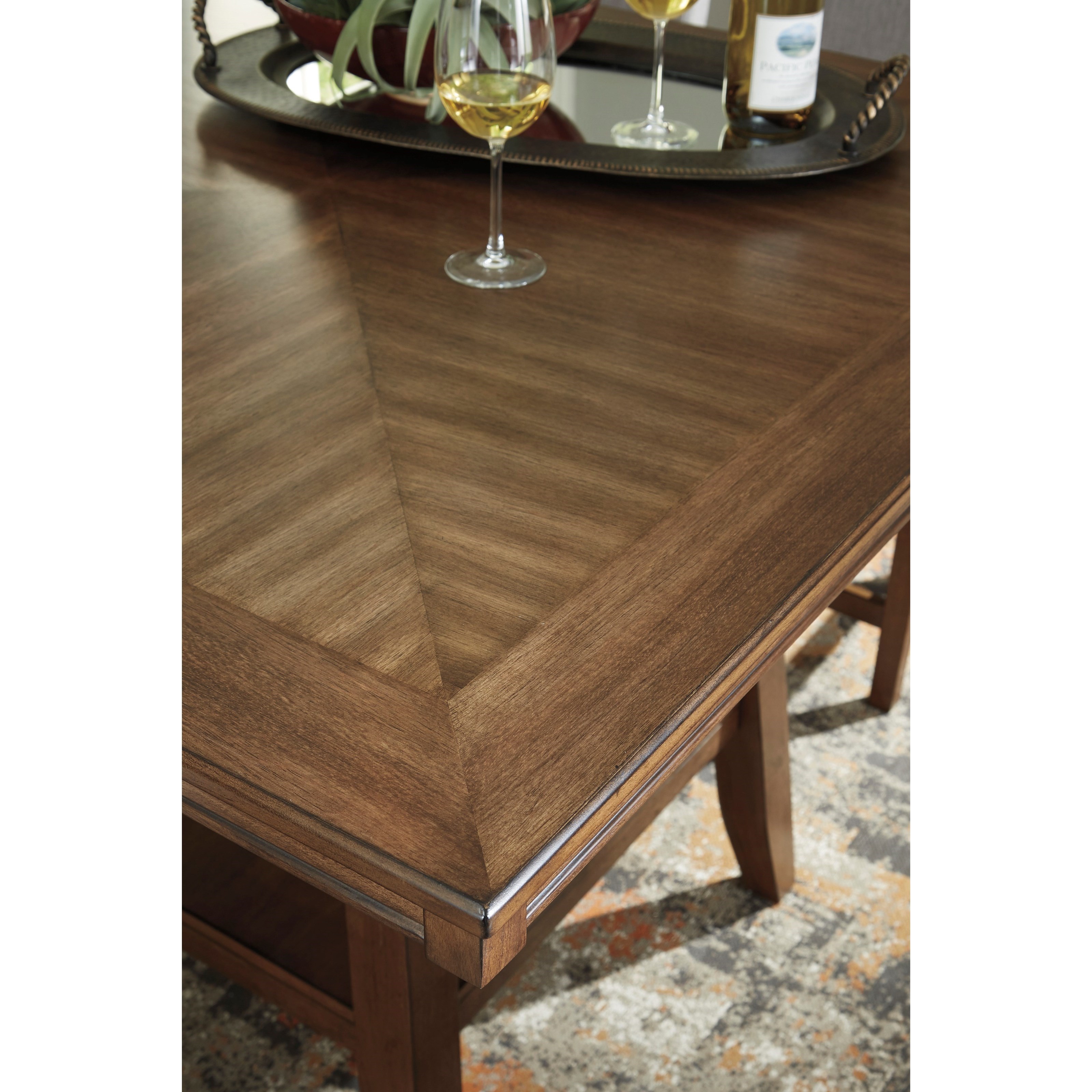 Ashley Signature Design Glennox D503 13 Square Dining Room Counter