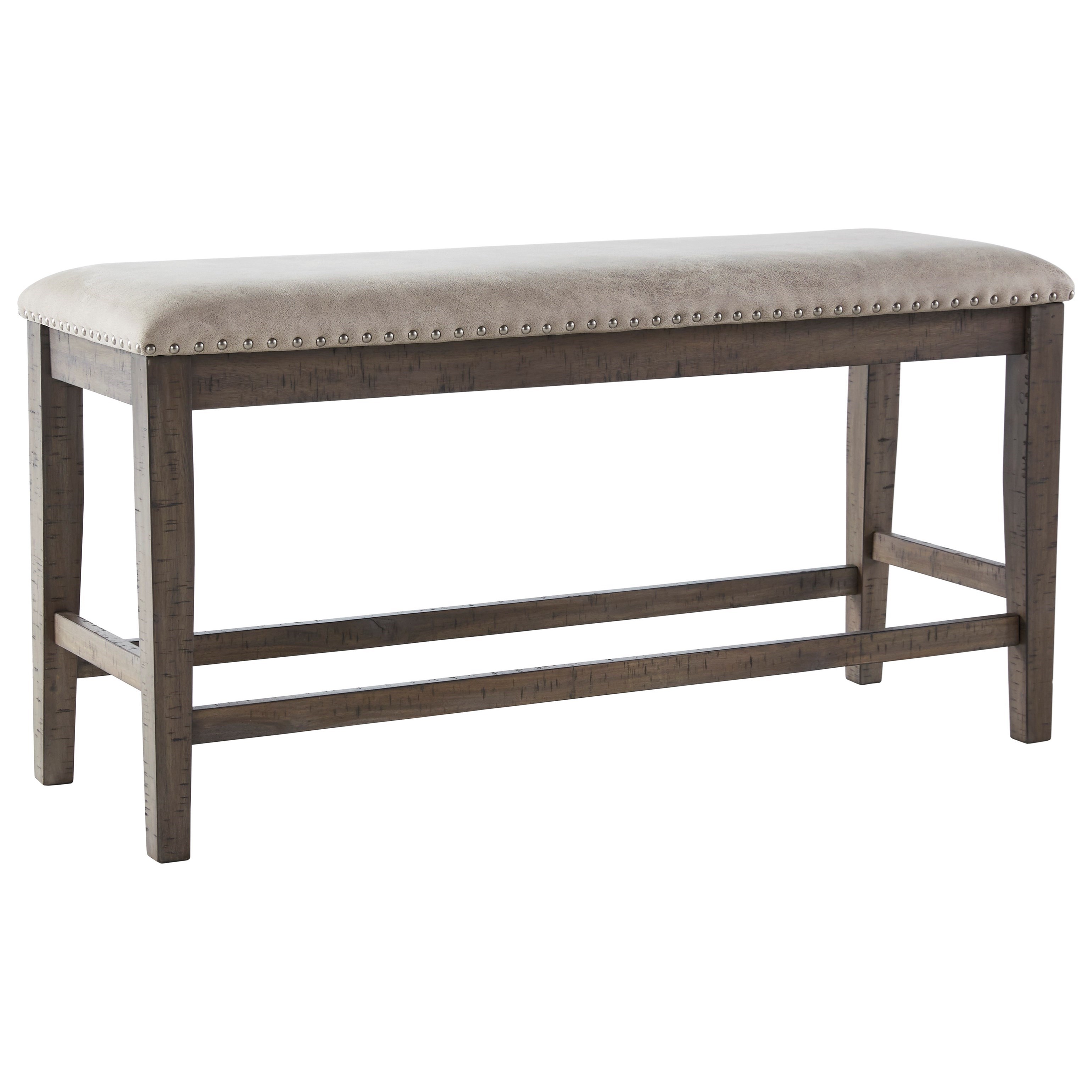 Benchcraft Johurst D762 09 Counter Height Upholstered Bench With
