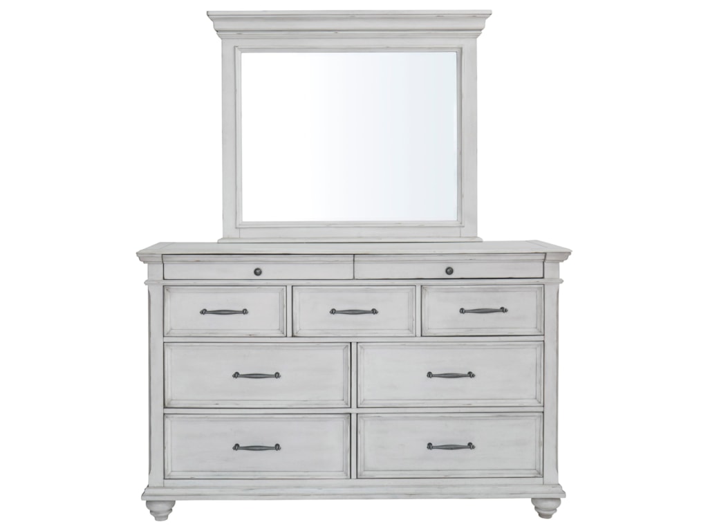 Kanwyn Dresser And Mirror Set Kanwyn Dresser And Mirror Set