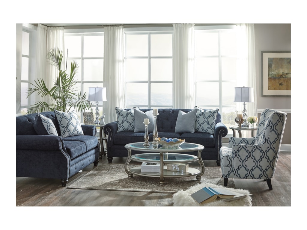 benchcraft lavernia stationary living room group corner furniture