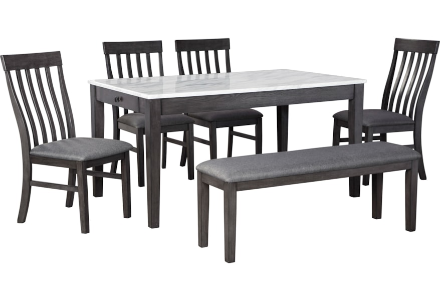 images High Top Kitchen Table And Chairs For 6 luvoni 6 piece dining set with bench