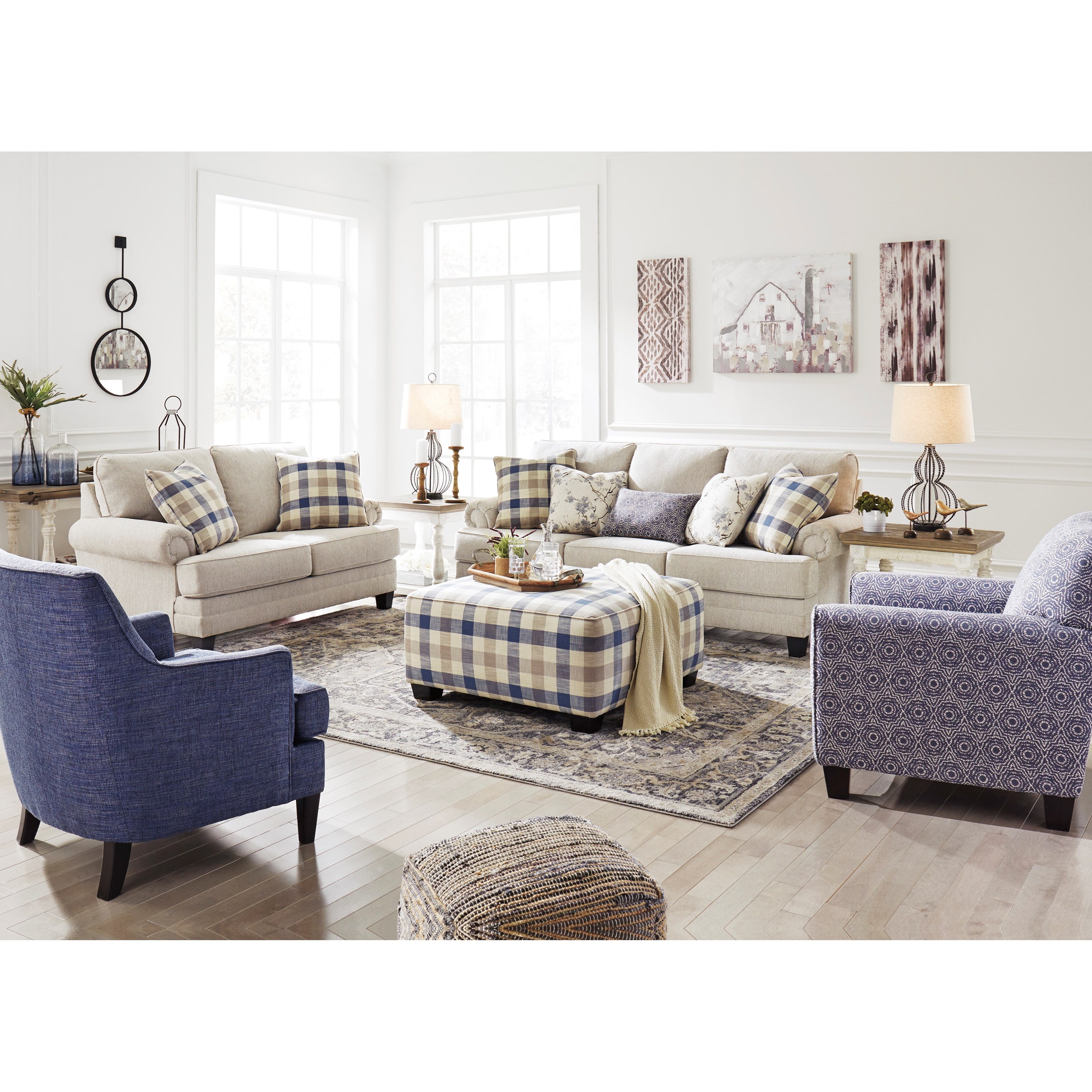 Benchcraft Meggett Queen Sofa Sleeper With Memory Foam Mattress