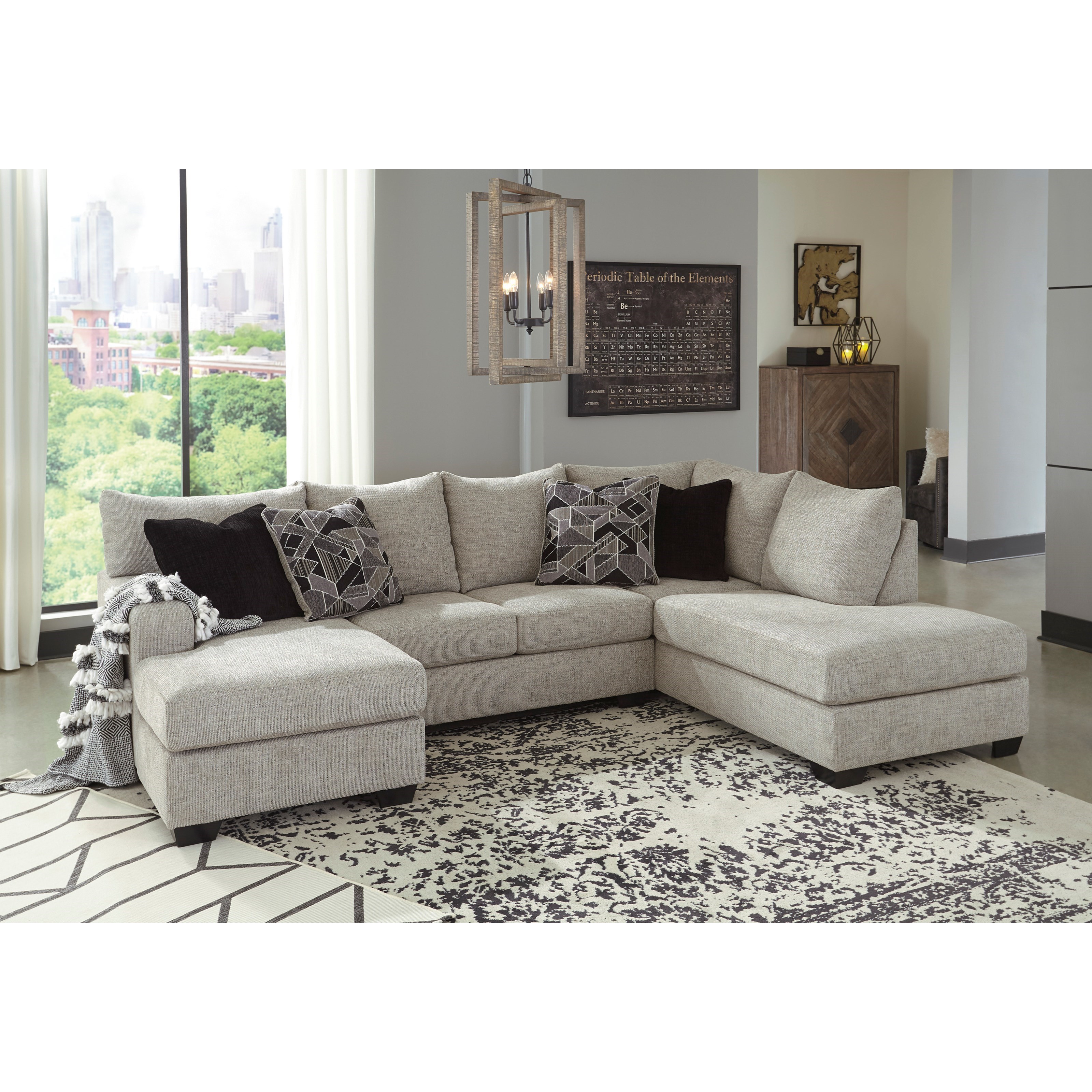 Benchcraft Megginson 123445948 U Shaped Sectional With Two Chaises Beck S Furniture Sectional Sofas