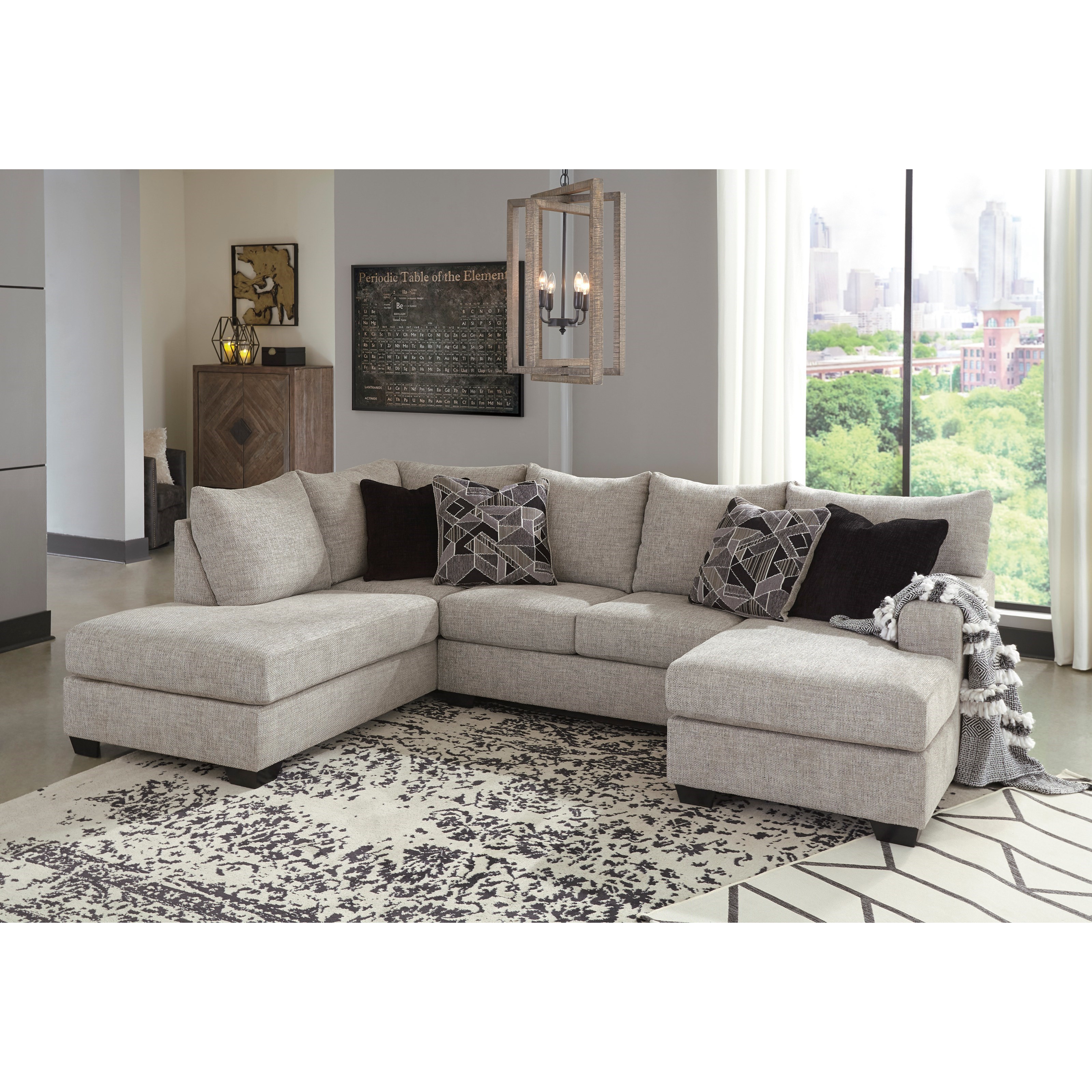 Benchcraft Megginson U Shaped Sectional With Two Chaises