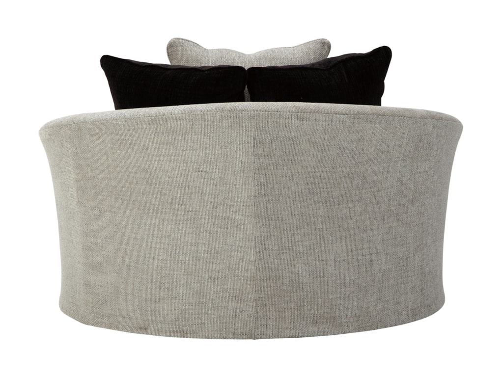 megginson oversized round swivel chair