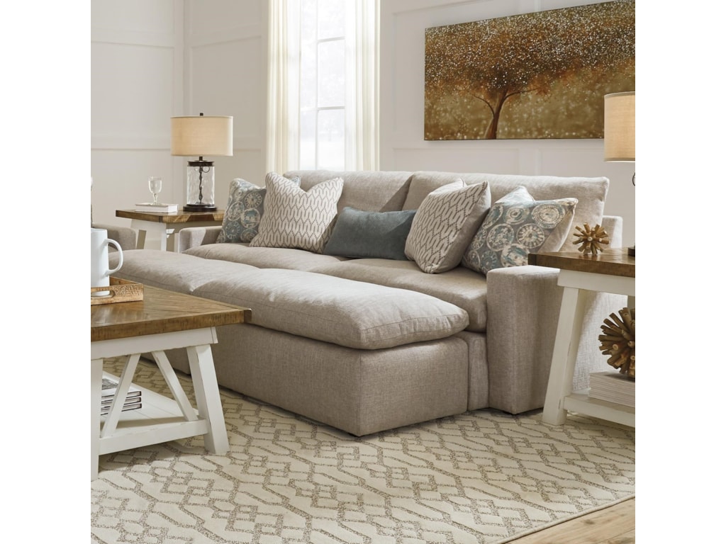 Melilla Pit Sectional Sofa With 2 Accent Ottomans Melilla Pit Sectional Sofa With 2 Accent Ottomans