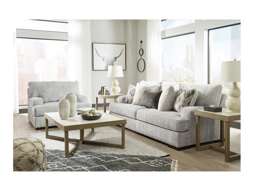 Benchcraft By Ashley Mercado Stationary Living Room Group Royal Furniture Stationary Living Room Groups