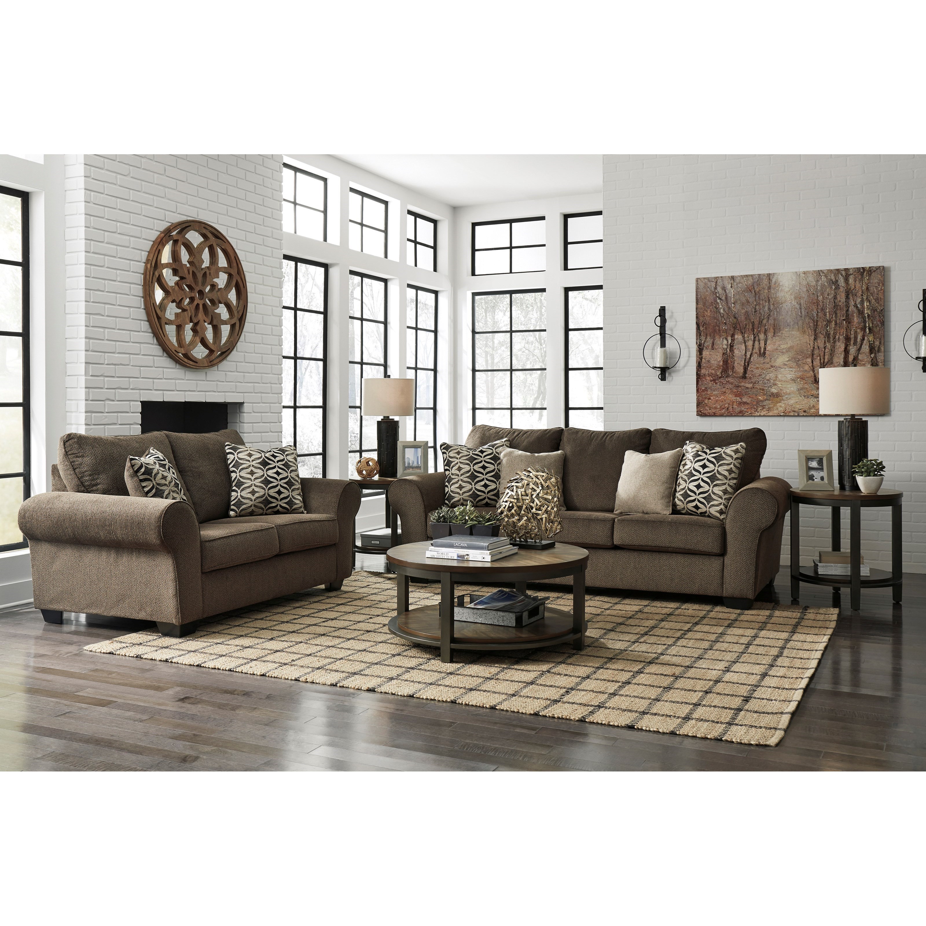 Benchcraft Nesso Stationary Living Room Group Household Furniture Stationary Living Room Groups