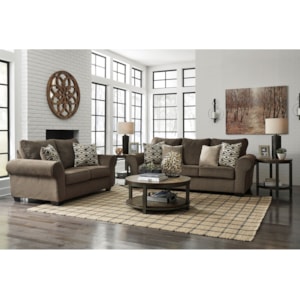 Benchcraft Nesso Stationary Living Room Group | Suburban ...