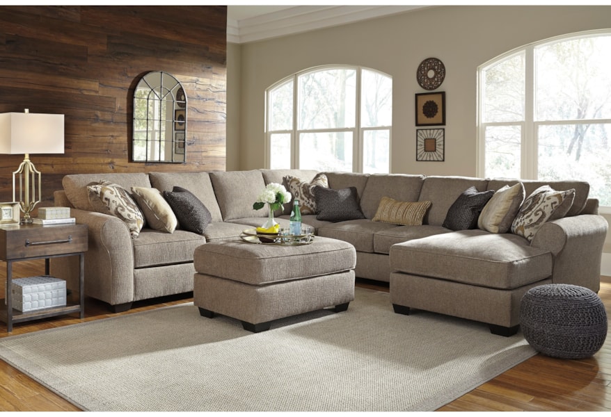 Pantomine 5 Piece Sectional With Right Chaise By Benchcraft By Ashley At Coconis Furniture Mattress 1st Pantomine 5 Piece Sectional With Right Chaise By Benchcraft By Ashley At Coconis Furniture Mattress 1st