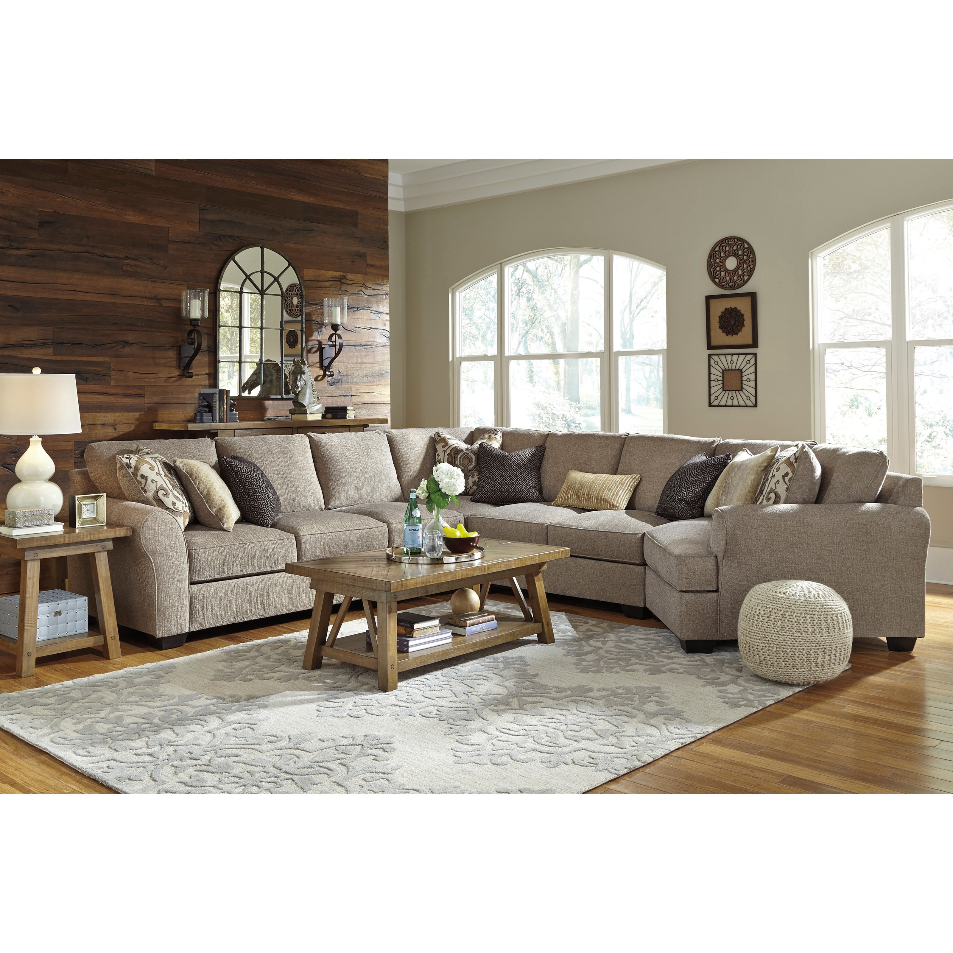 Pantomine 5Piece Sectional with Right Cuddler Becker Furniture World
