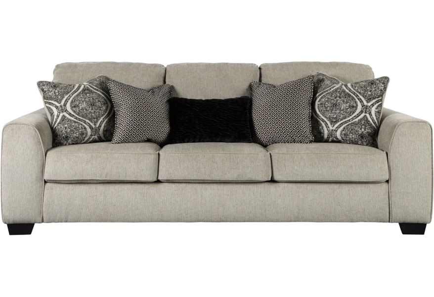 Parlston Contemporary Queen Sleeper Sofa With Five Toss Pillows By Benchcraft By Ashley At Coconis Furniture Mattress 1st Parlston Contemporary Queen Sleeper Sofa With Five Toss Pillows By Benchcraft By Ashley At Coconis Furniture Mattress 1st