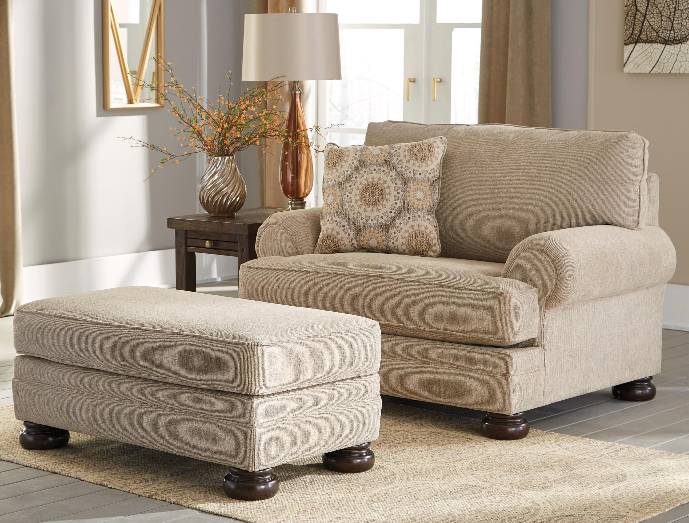 outlet furniture spokane Benchcraft Quarry a Chair & Ottoman and Hill  Walker  Half
