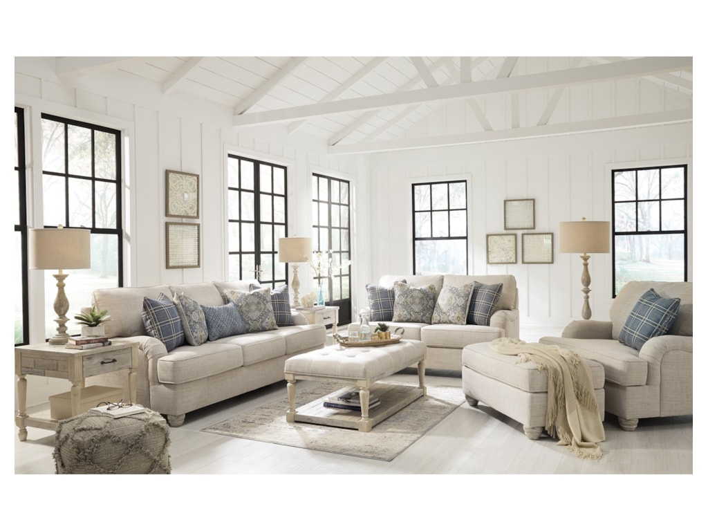 benchcraft traemore stationary living room group miskelly