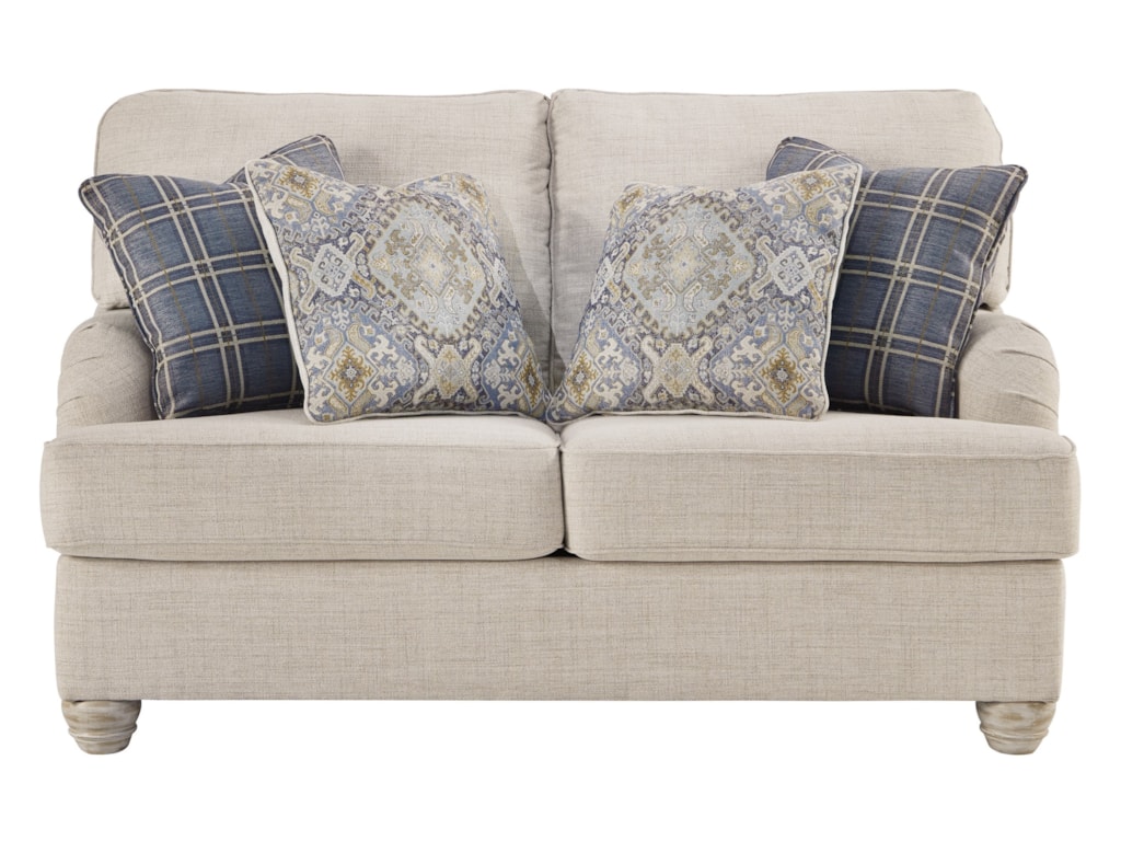 Benchcraft By Ashley Traemore Transitional Loveseat With English Arms Royal Furniture Love Seats